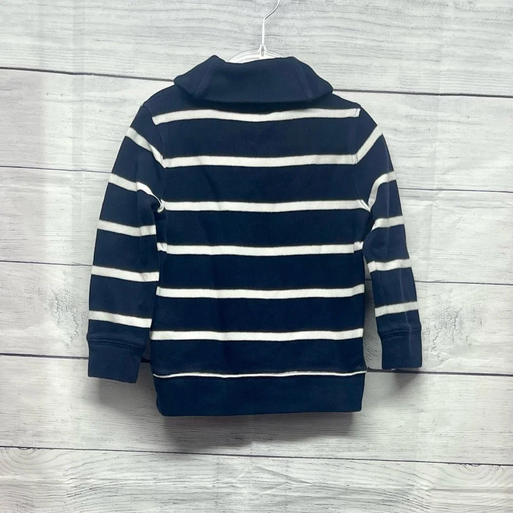 Gap Boy Sweater Striped Dark Blue Size 4
